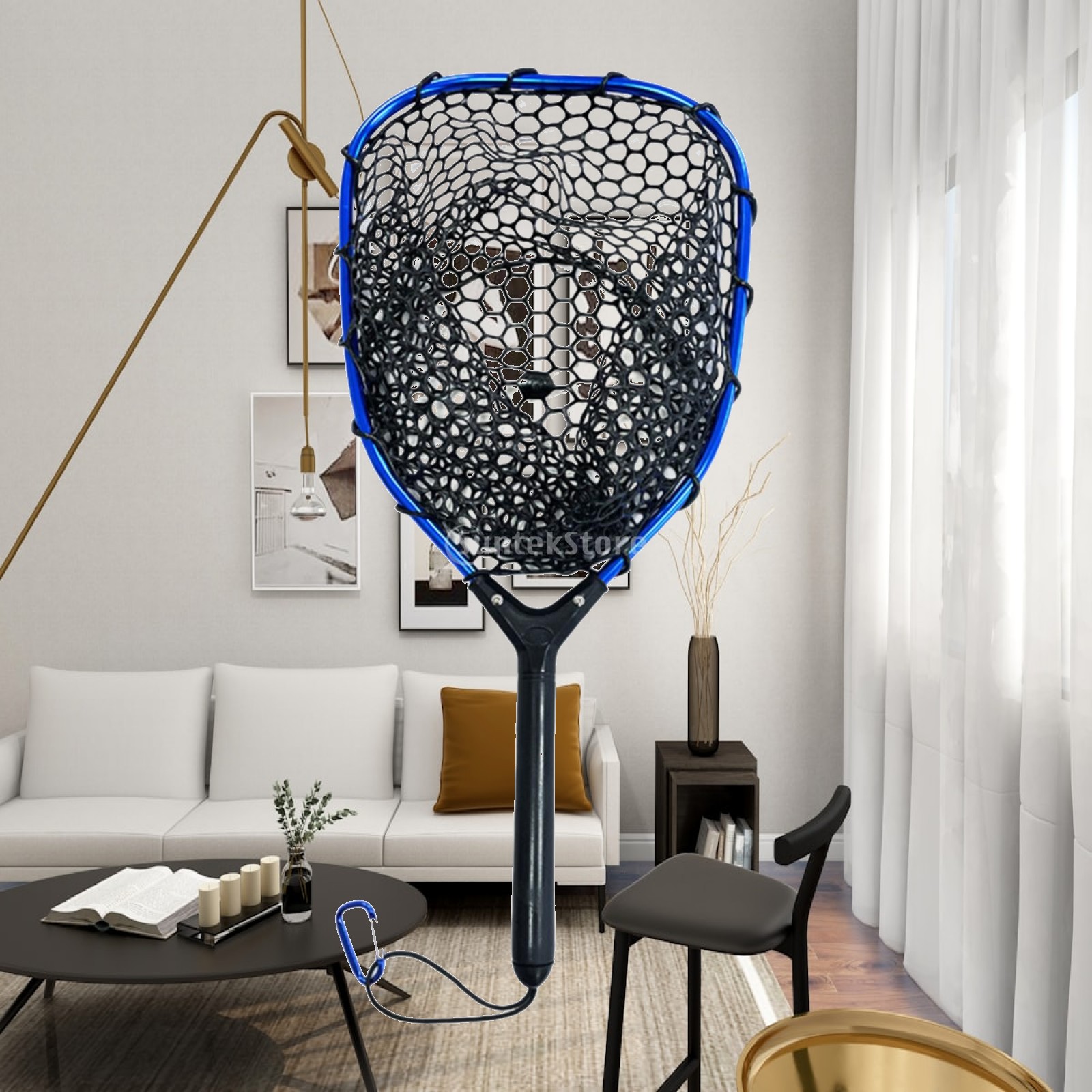 Fish Net Handle - Balık ağı silikon örgü hafif iniş