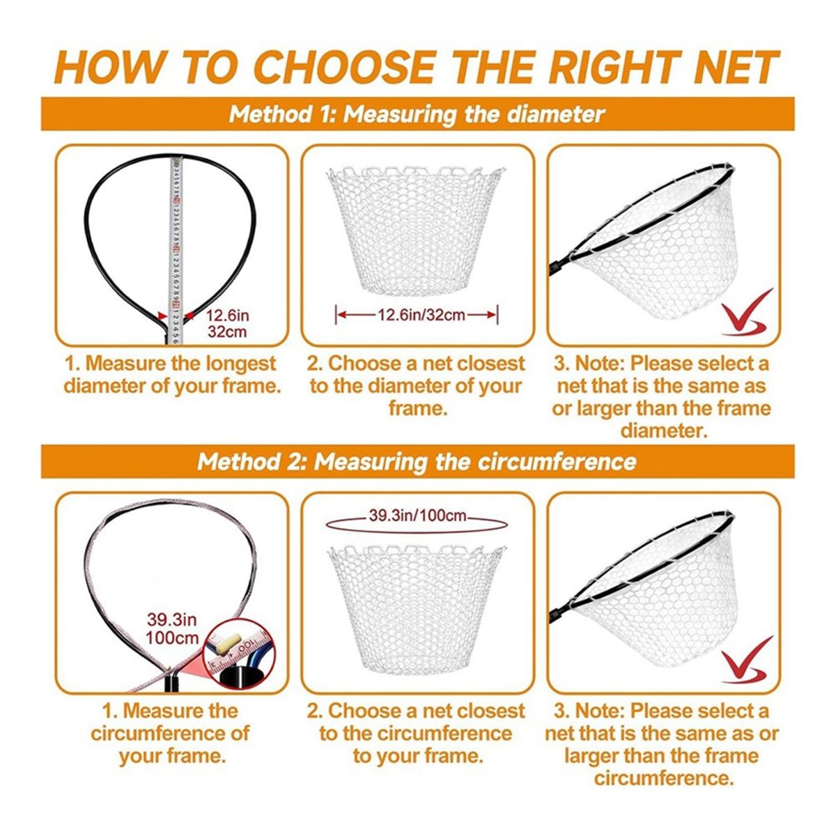 Fish Net Handle - Salego 2 Adet Kauçuk Balık Ağı