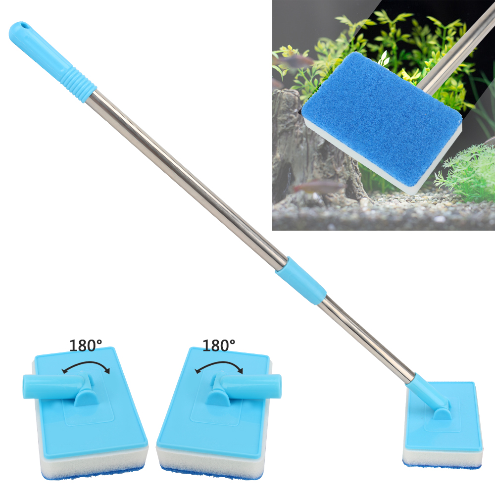 Aquarium Fish Long - Temizleyici Scrubber Çift Taraflı Sünger Temizleme