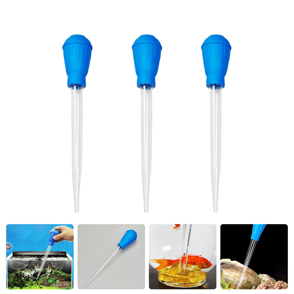 Aquarium Fish Long - 3 Adet Premium Yeniden Kullanılabilir Akvaryum