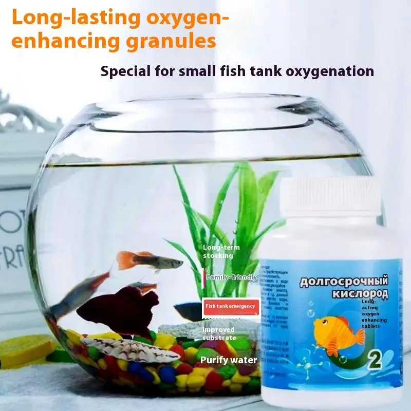 Aquarium Fish Long - Akvaryum Uzun Süreli Oksijen Tabletleri Parçacıklar