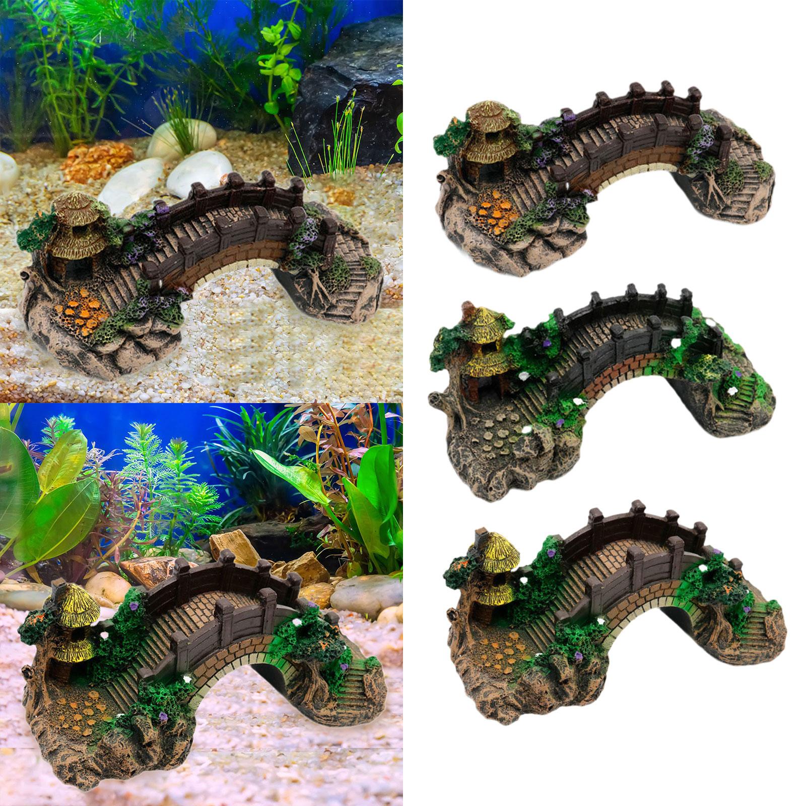 Aquarium Fish Bridge - Akvaryum Balık Tankı Dekorasyonu Peyzaj Ağacı