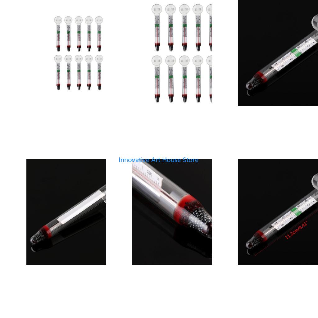 Aquarium Thermometer - E1PC 10 Paket Akvaryum Termometre Yüzen