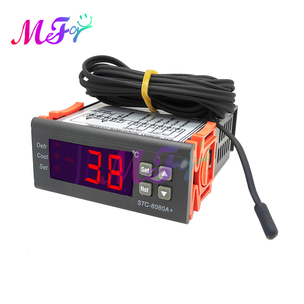 Aquarium Thermometer - Dijital Sıcaklık Kontrol Cihazı STC-8080A +
