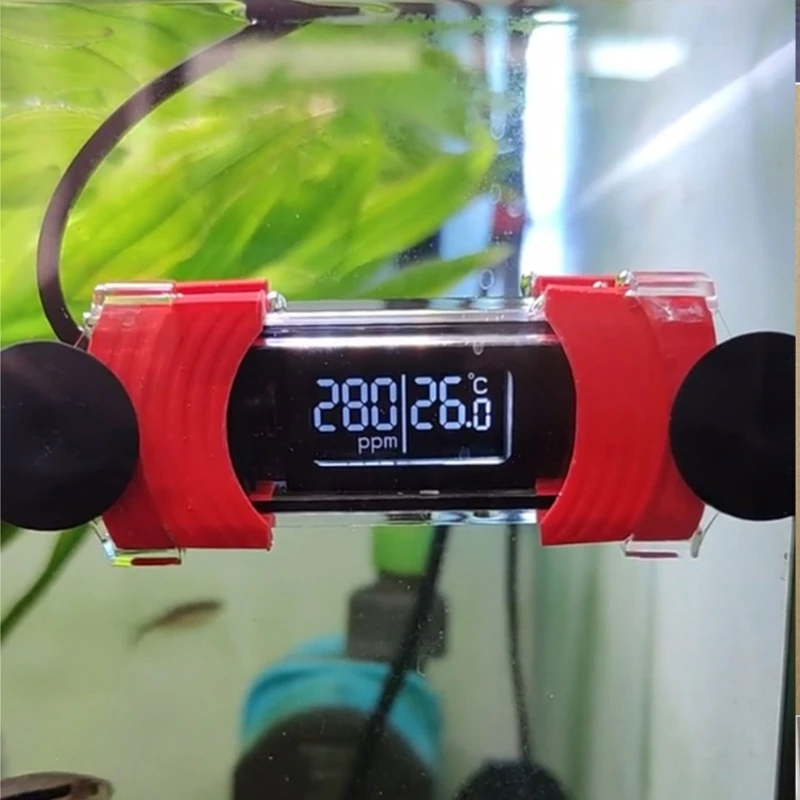 Aquarium Thermometer - Akvaryum Termometresi Dijital Su Geçirmez Tatlı
