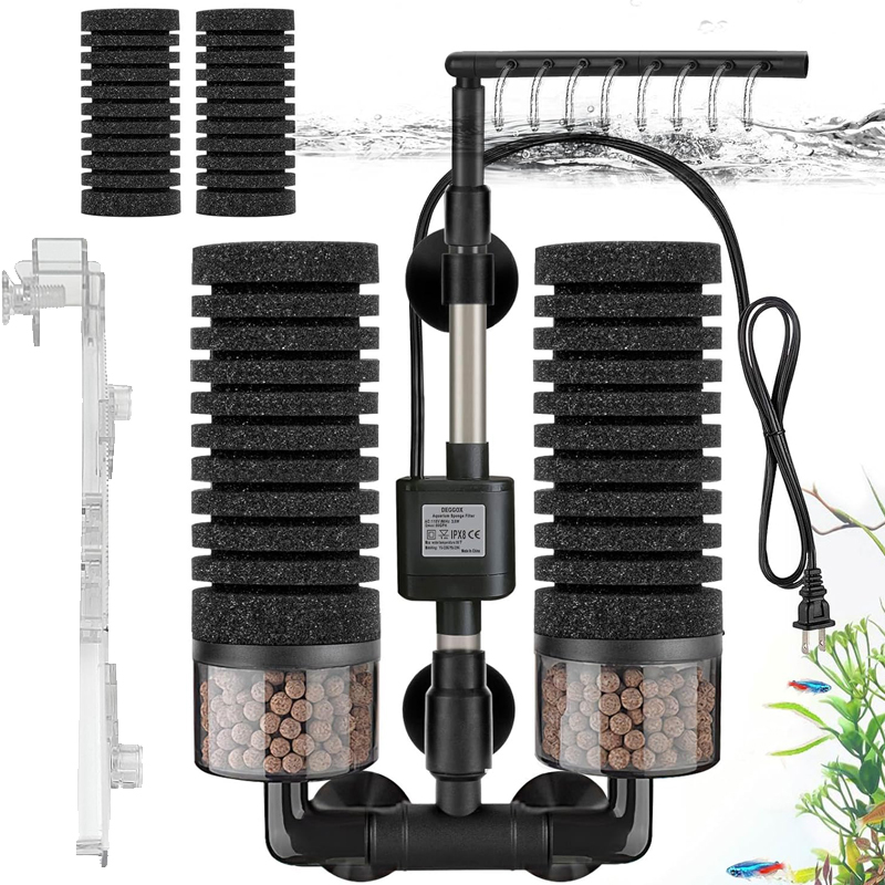 Aquarium Fish Electric - 3-IN-1 Klipsli Elektrik Güç Filtresi Sünger
