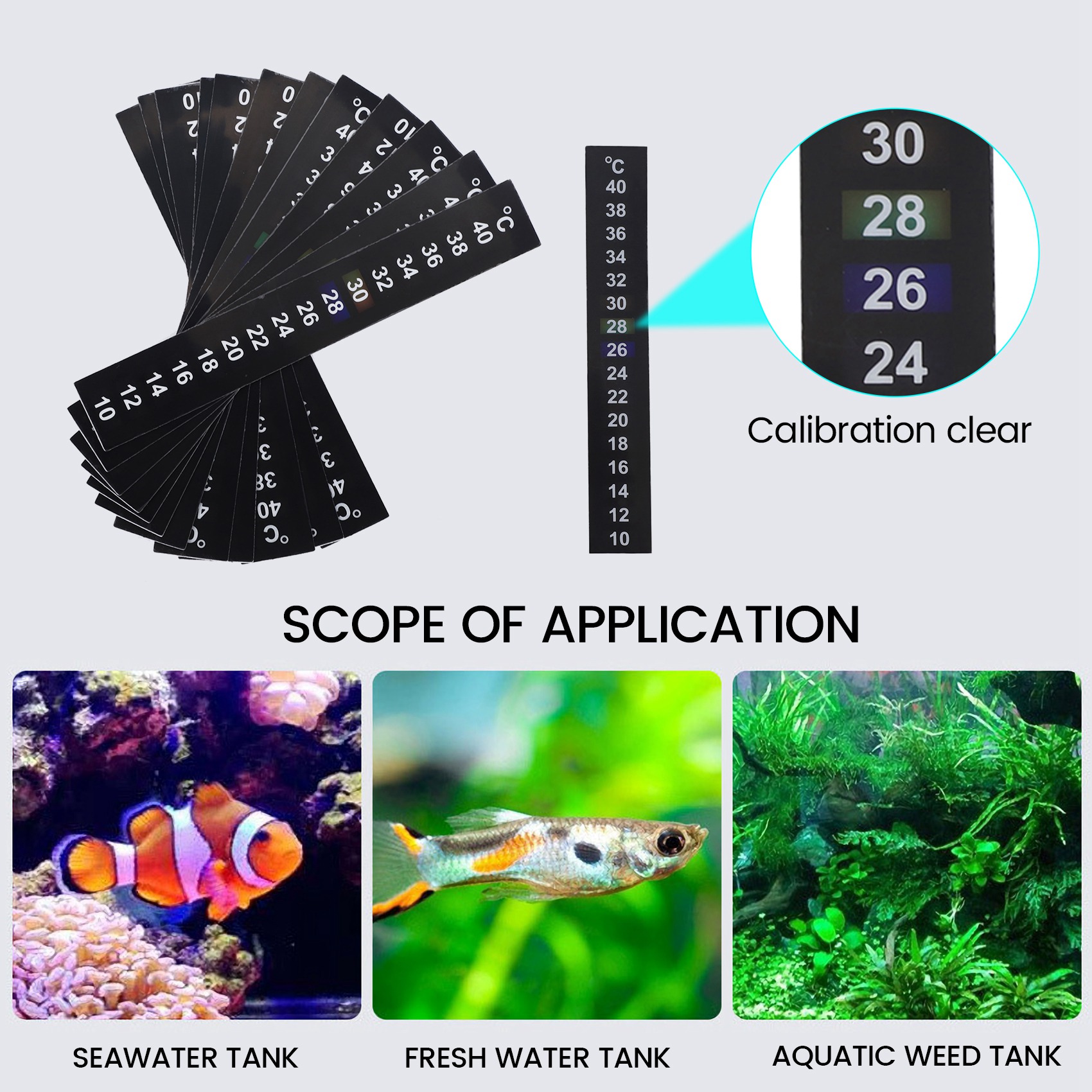 A26F-12 Adet Taşınabilir Balık - Aquarium Thermometer incelemesi ve fiyatı