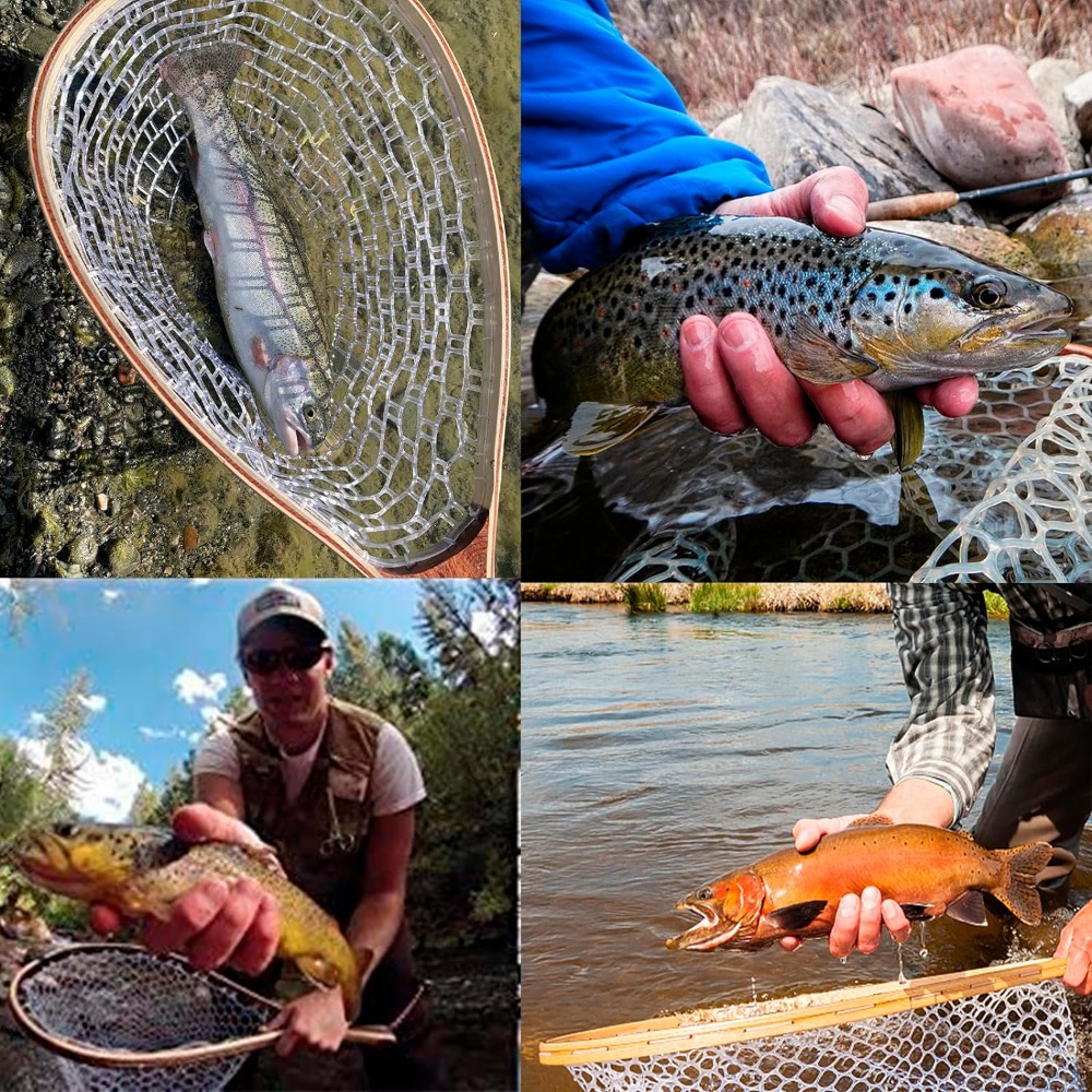 Şeffaf Kauçuk Fileli Ahşap Sap - Fish Net Handle incelemesi ve fiyatı