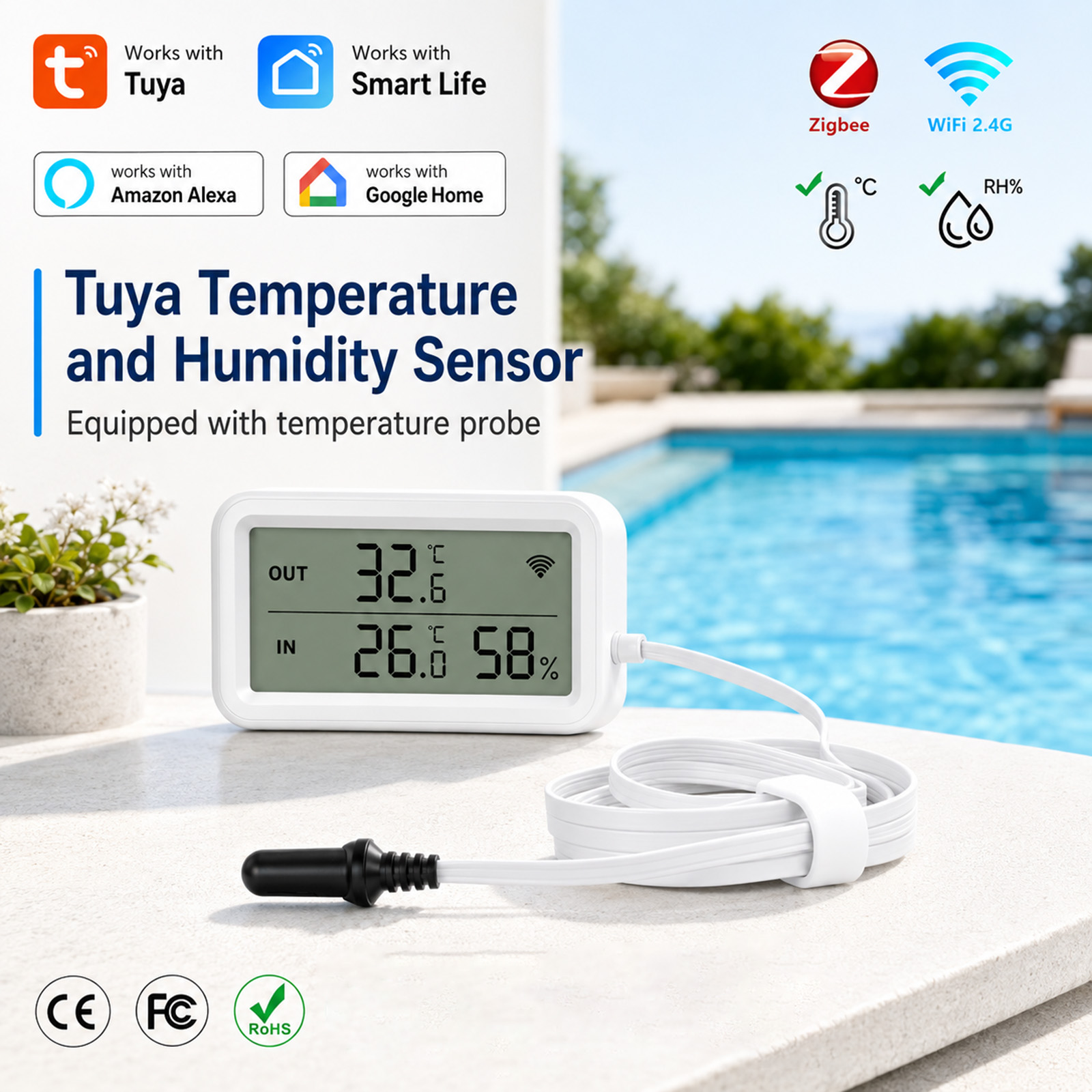 Harici Sıcaklık Nem Sensörü Tu - Aquarium Thermometer incelemesi ve fiyatı