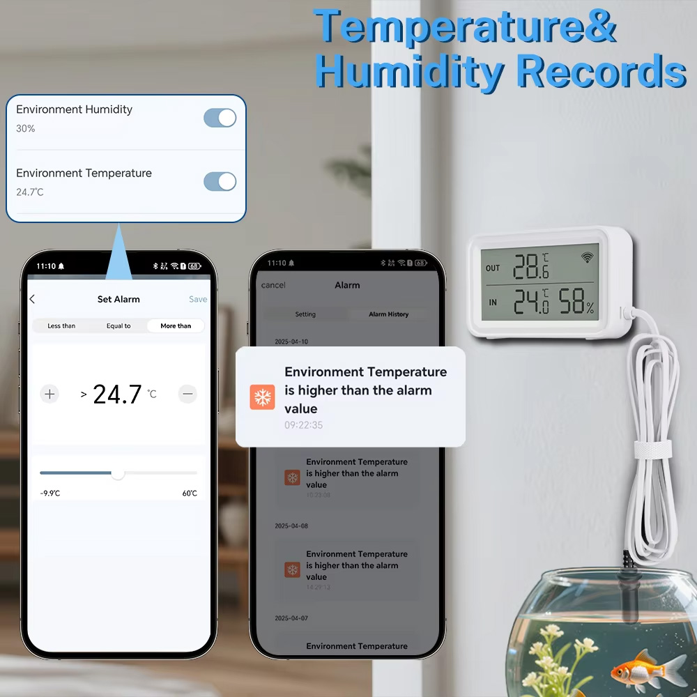 Harici Sıcaklık Nem Sensörü Tu - Aquarium Thermometer incelemesi ve fiyatı