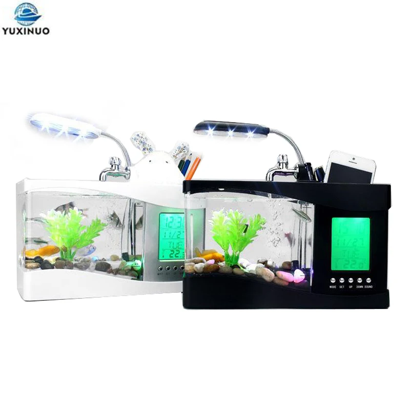 USB Masaüstü Mini Akvaryum Bal - Aquarium Fish Electric incelemesi ve fiyatı