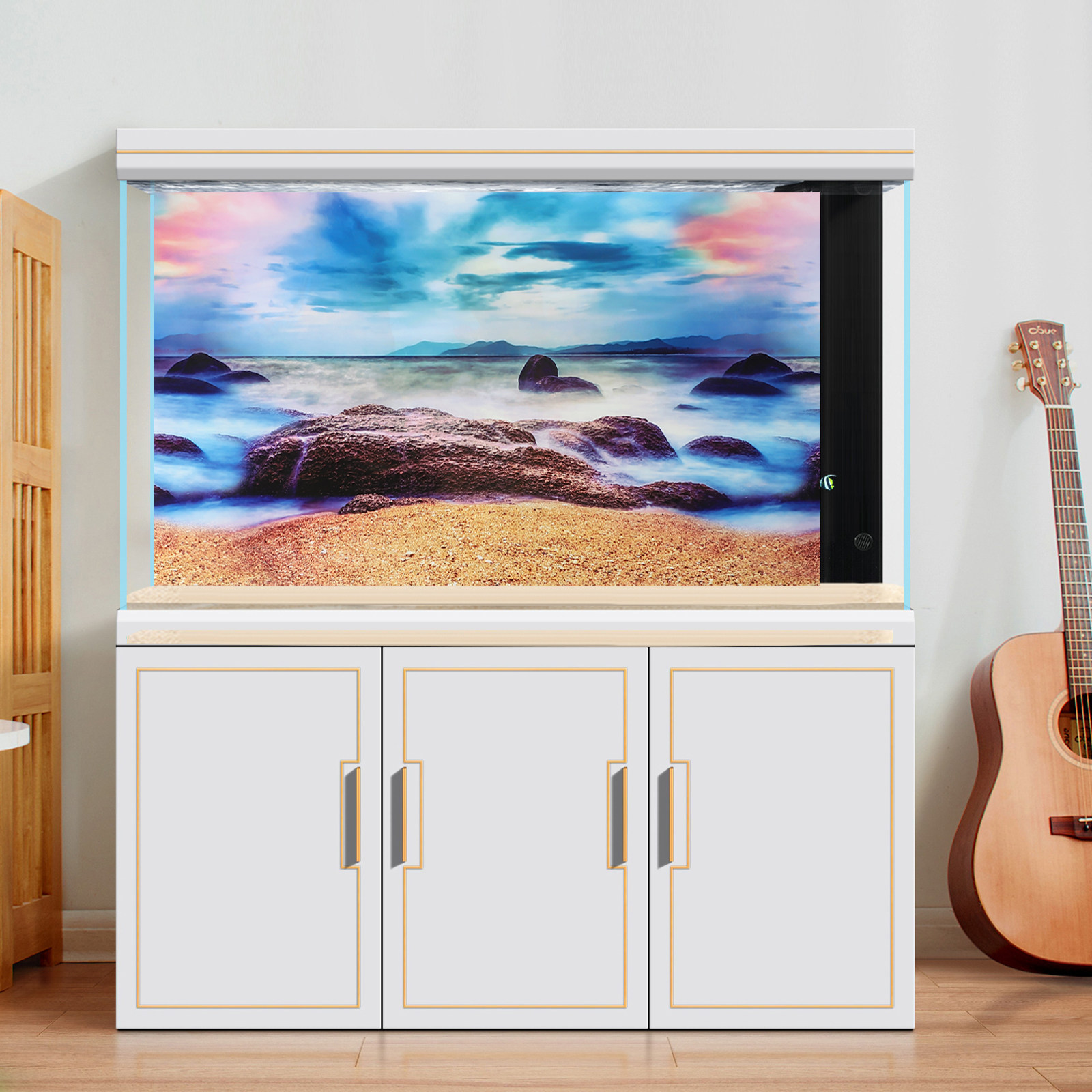Balık Tankı Kağıdı 3D HD Dekor - Aquarium Fish Poster incelemesi ve fiyatı
