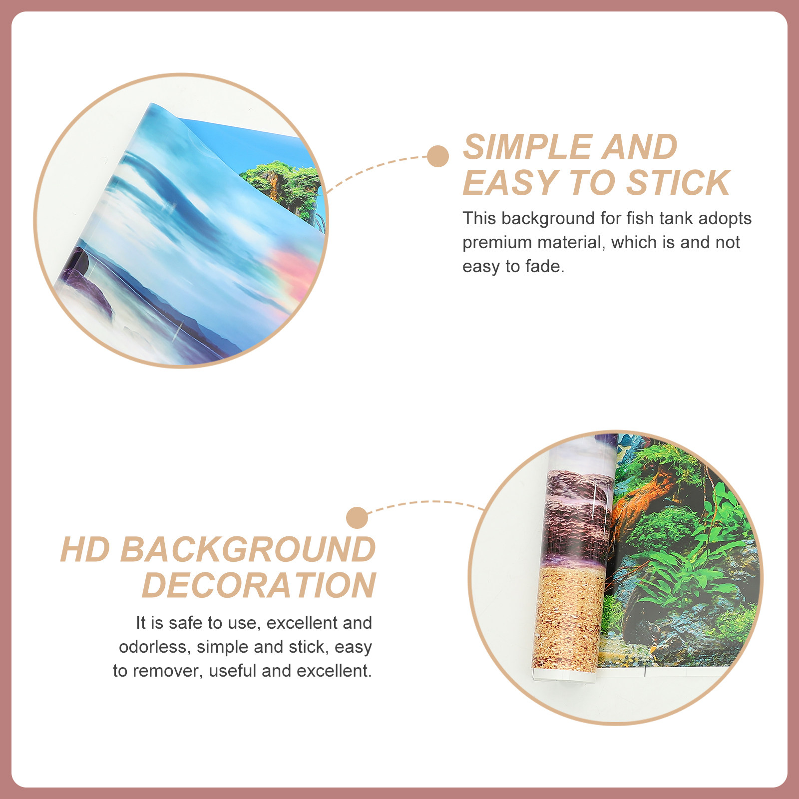 Balık Tankı Kağıdı 3D HD Dekor - Aquarium Fish Poster incelemesi ve fiyatı