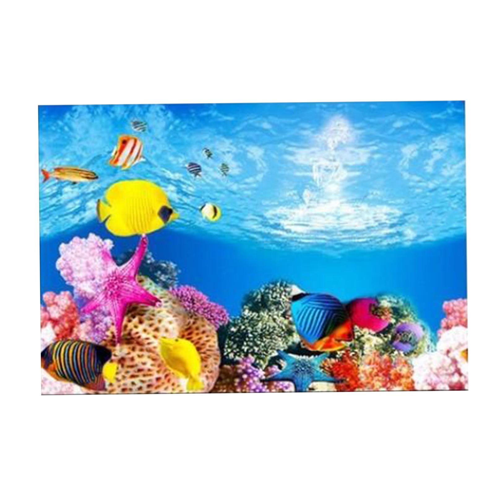 3D Efektli Akvaryum Arka Plan  - Aquarium Fish Poster incelemesi ve fiyatı
