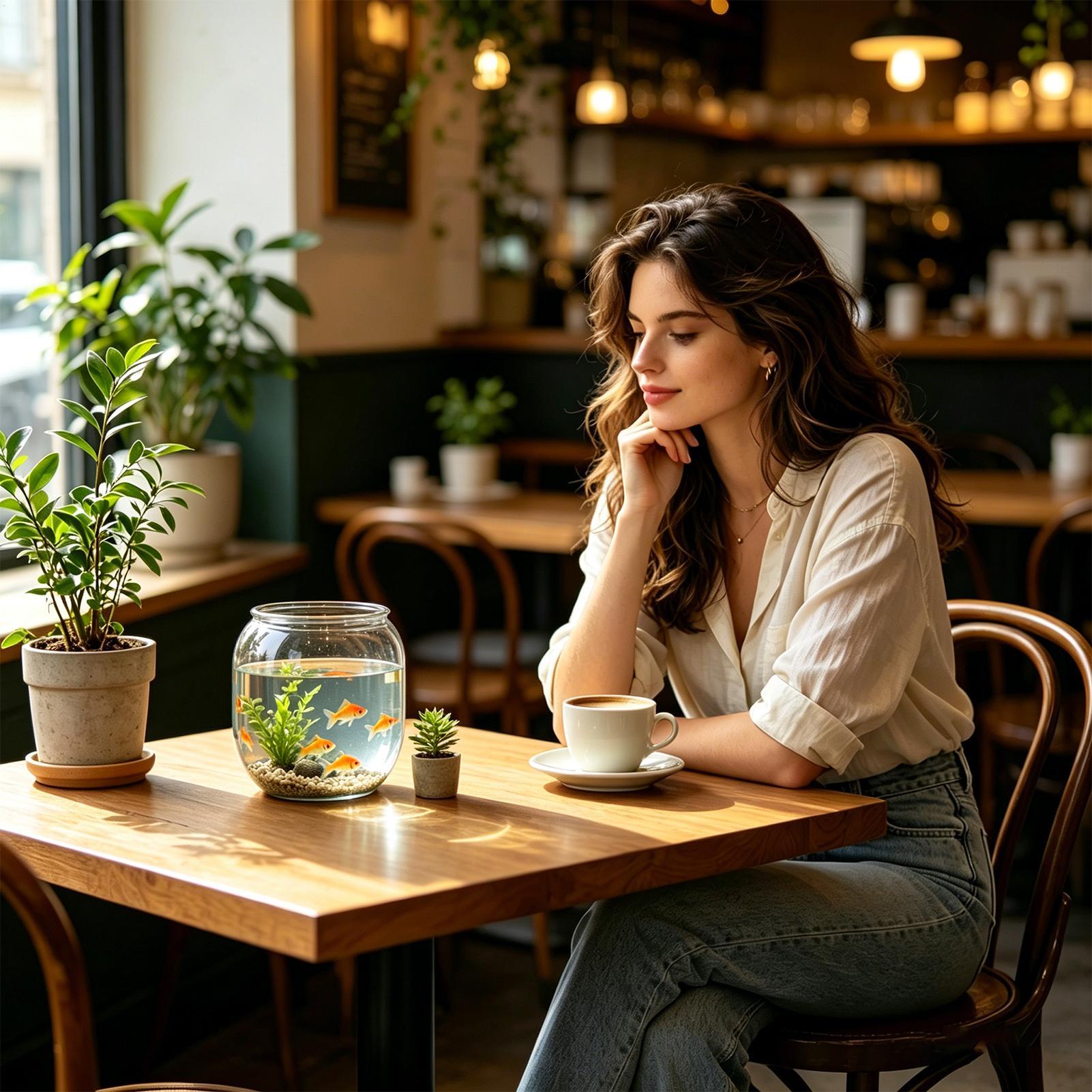 Yuvarlak Balık Kase Dekoratif  - Aquarium Fish Restaurant incelemesi ve fiyatı