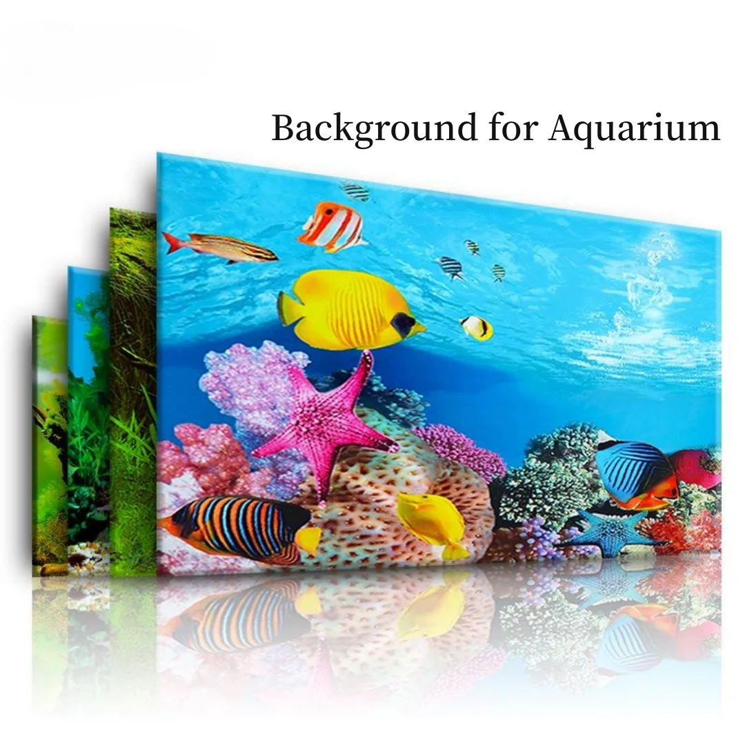 Arka plan Akvaryum 3D Etiket P - Aquarium Fish Poster incelemesi ve fiyatı