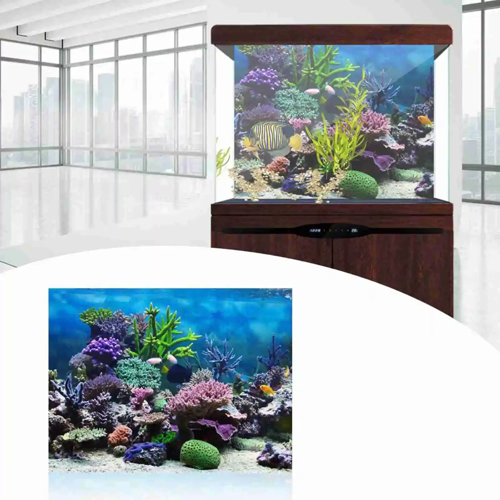 3D akvaryum manzara Poster Rai - Aquarium Fish Poster incelemesi ve fiyatı