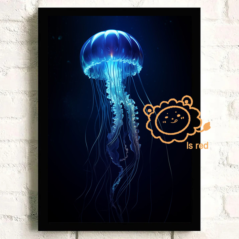 Sualtı uzay Poster Neon ahtapo - Aquarium Fish Poster incelemesi ve fiyatı