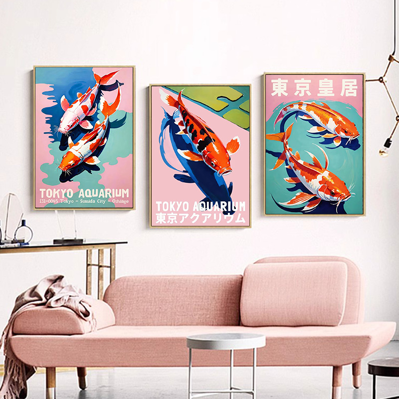 Japonya Estetik Balık Posteri  - Aquarium Fish Poster incelemesi ve fiyatı