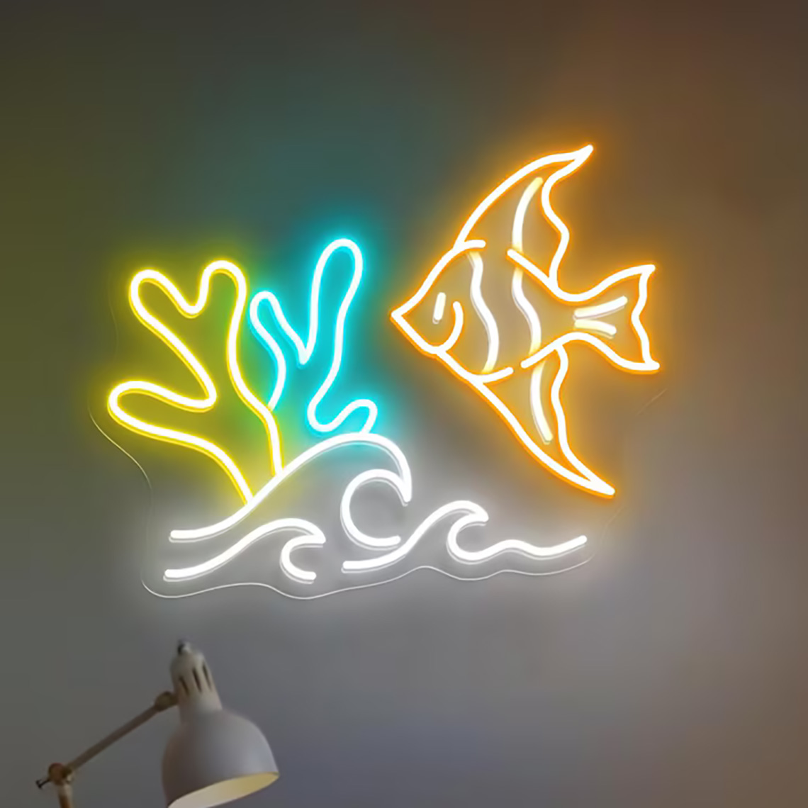 Balık Neon Tabelası Deniz Hayv - Aquarium Fish Restaurant incelemesi ve fiyatı